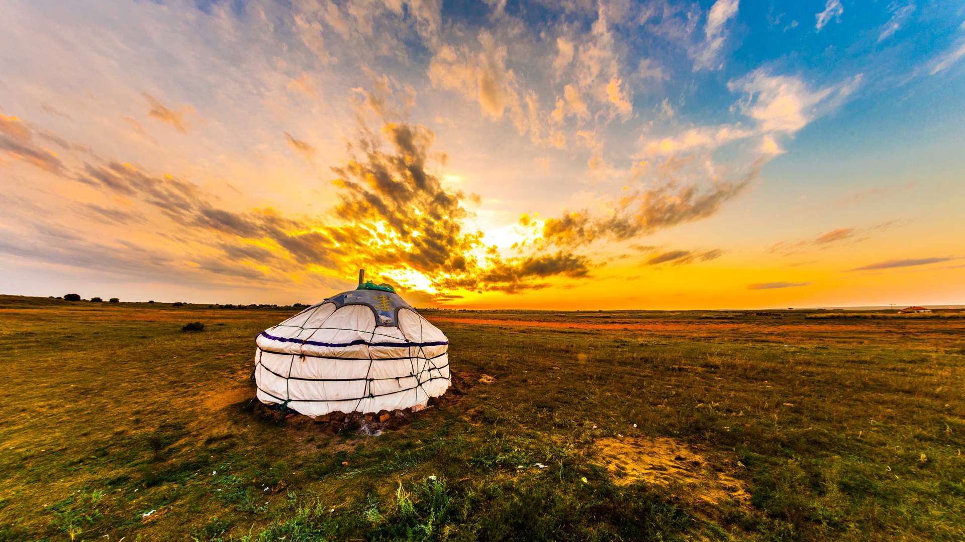 Yurt Steppe, Mongolia