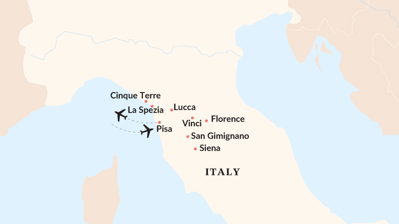 The Heart of Tuscany map 2025