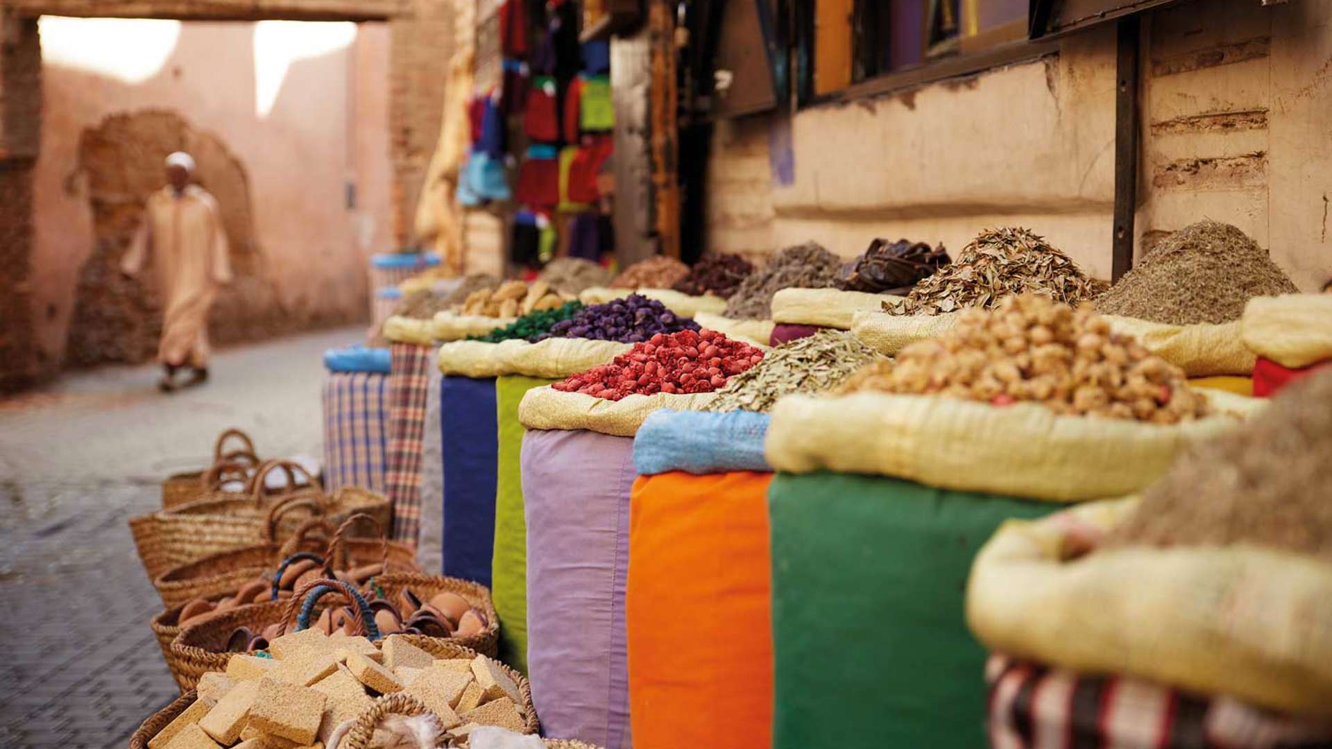 Spices Souk, Marrakech, Morocco 