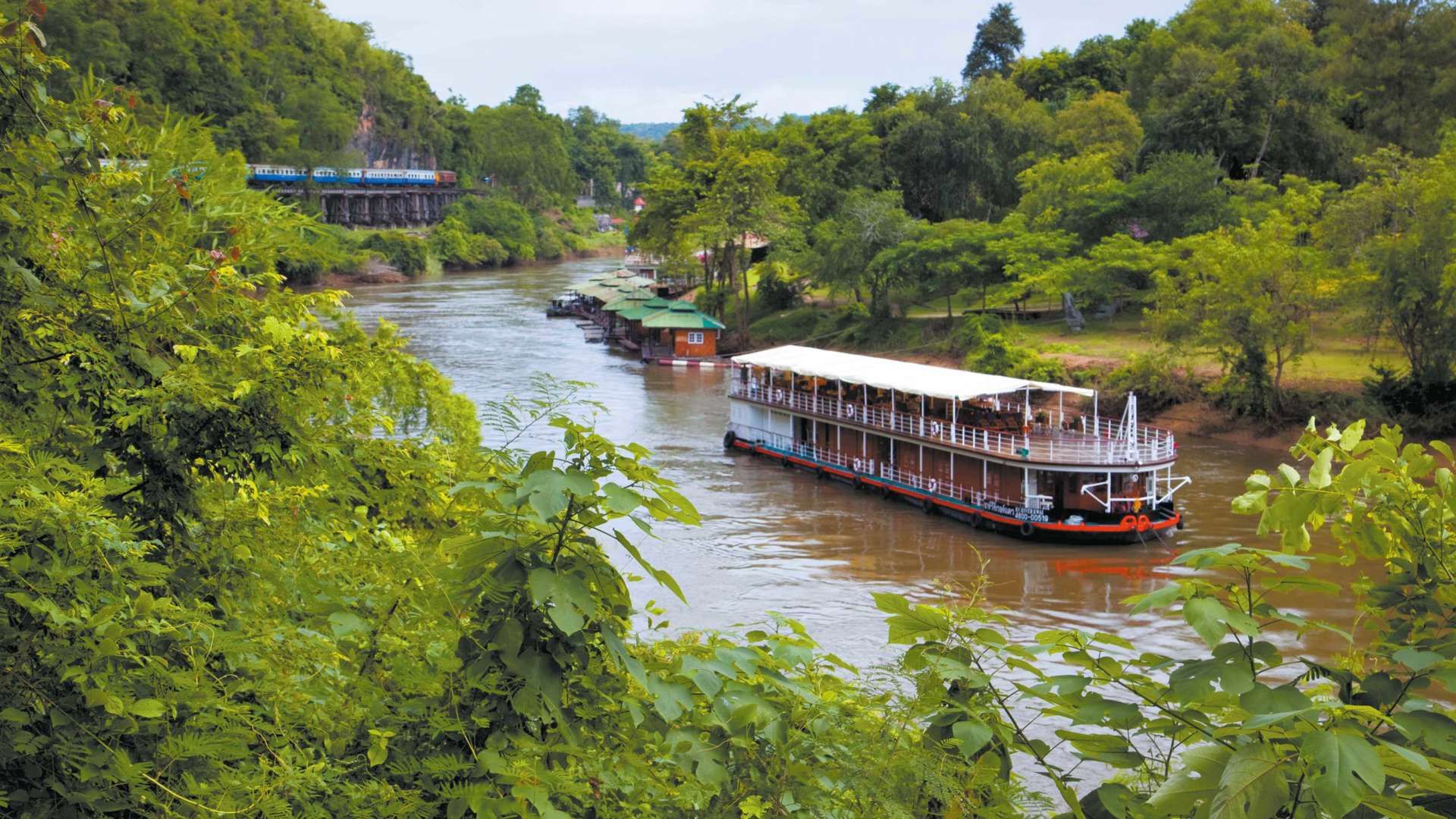 River Kwai, Death Railway Viaduct, Wampo Viaduct, Thailand