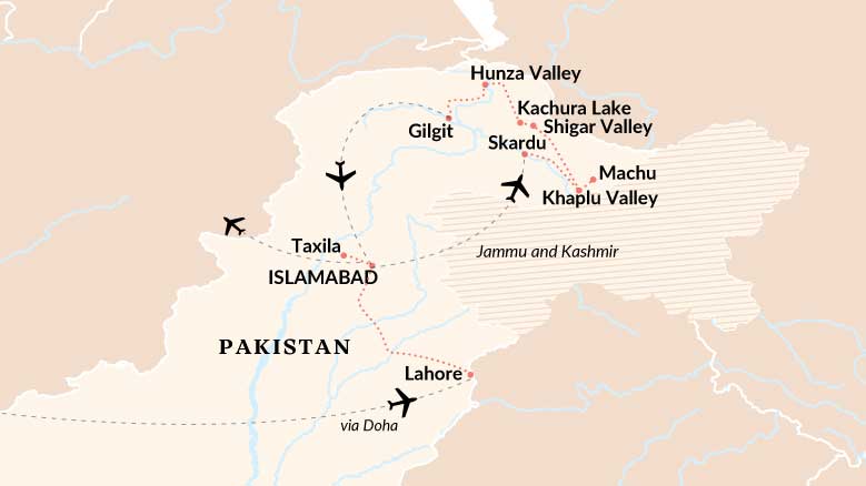 Mughal Mystics And Mountains Of Pakistan Map 2025