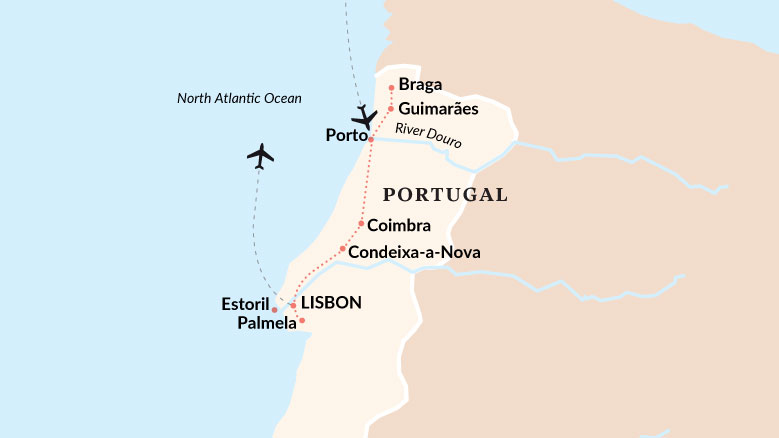 Pousadas of Portugal Map 2025