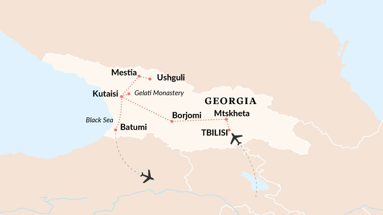 Secret Georgia Map 2023