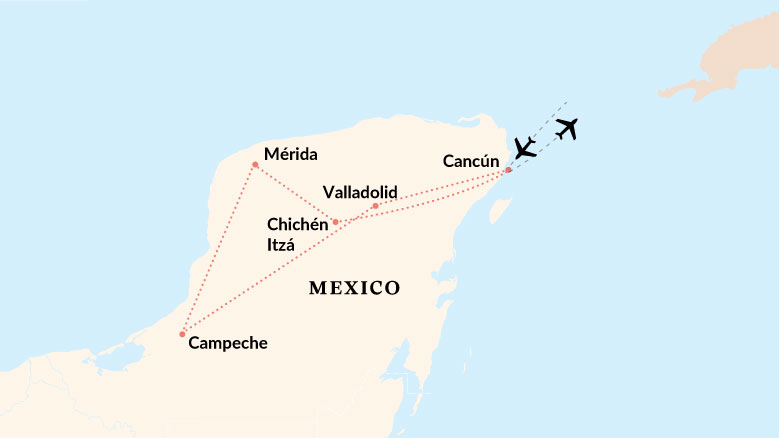 Highlights Of The Yucatan Map 2025
