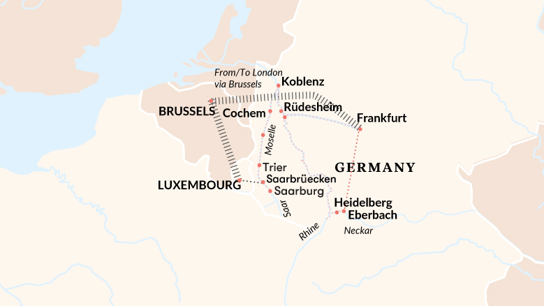 A Tale of Four Rivers Map