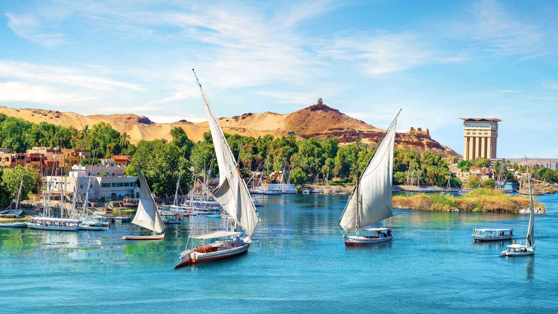Aswan, Nile, Egypt