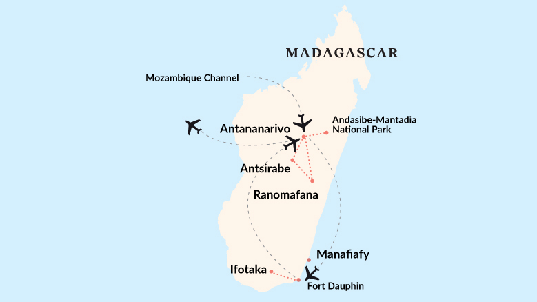 Madagascar The Lost World Map 2025