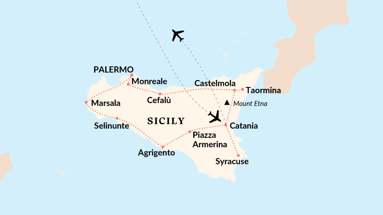 Treasures of Sicily Map 2025