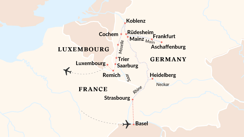 Tributaries Of The Rhine Map 2023