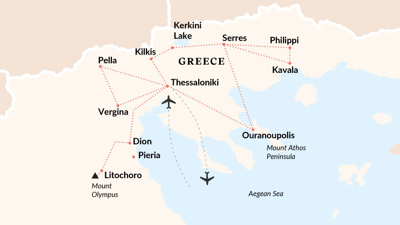 Secret Greece Map 2023