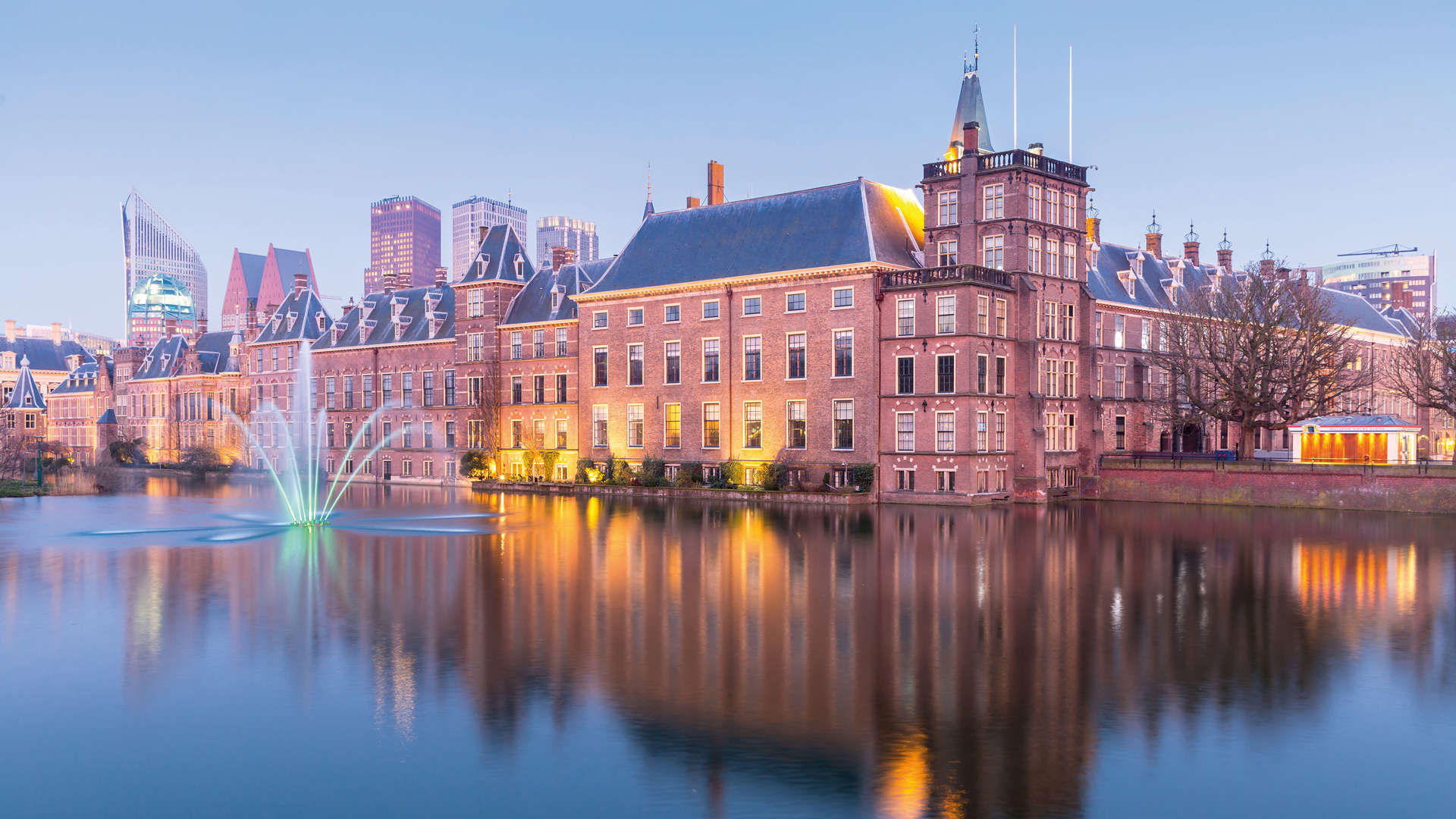 Binnenhof Palace, Place Of Parliament in the Hague Of Netherlands