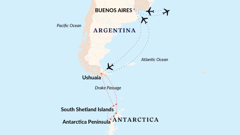 Expedition Antarctica Map 2025