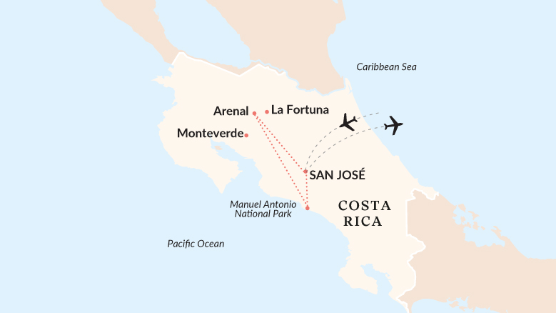A Costa Rican Escape Map 2025