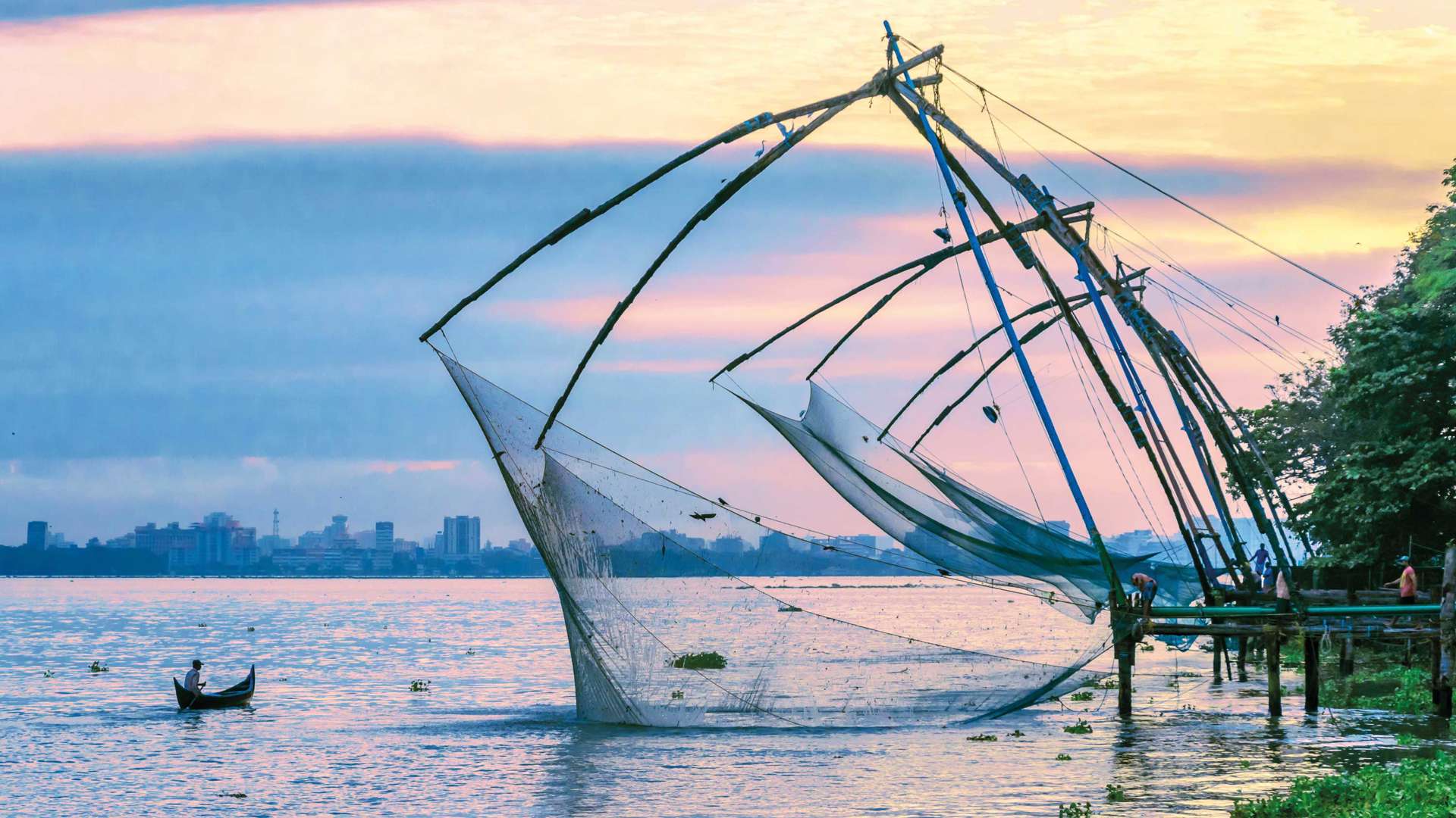 Chinese Fishing Nets, Cochin, India