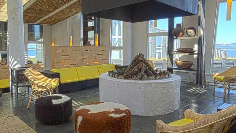 Hotel Remota, Puerto Natales, Chile, Lounge