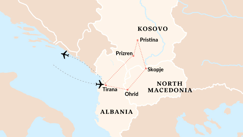Balkan Explorer Map 2025