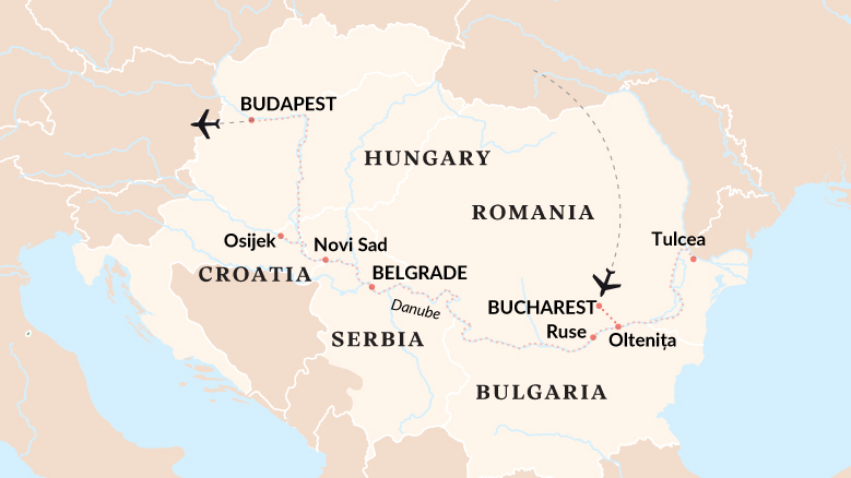 Secret Danube Map 2025