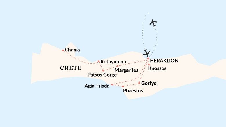 Myths & Minoans Map 2023