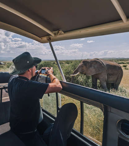Tourist Photographs Elephant Safari Kenya Tanzania Shutterstock 2447179931 Copy