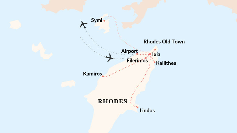 Island Of Rhodes Map 2023