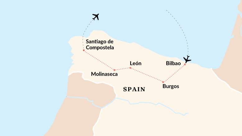Spanish Ways Map 2025