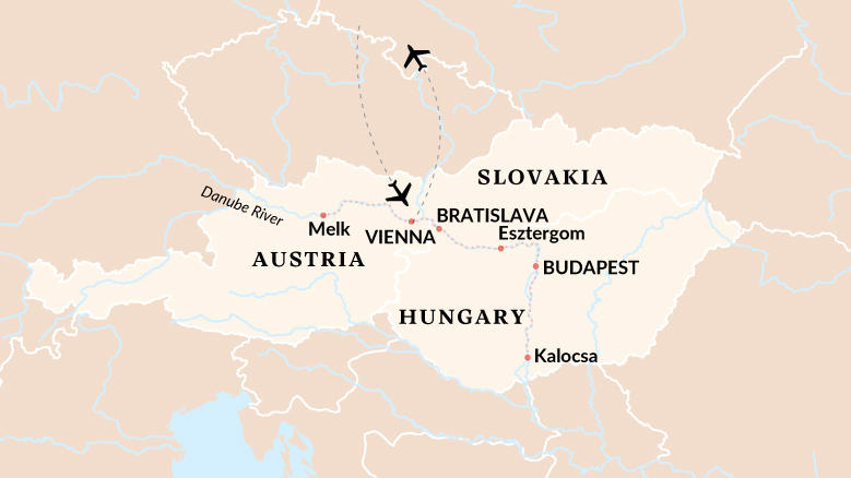 Danube Waltz Map 2025