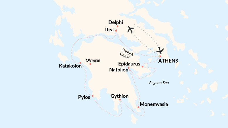 Ancient Greece Of The Olympics Map 2023
