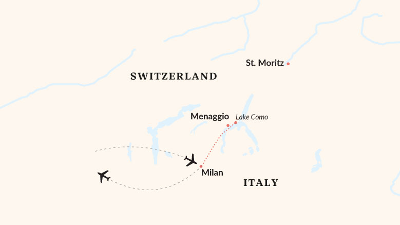 Grand Hotel on Lake Como map 2025
