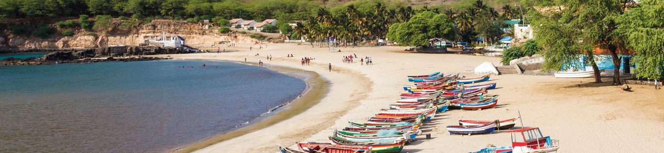 Tarrafal Beach In Santiago Island, Cape Verde