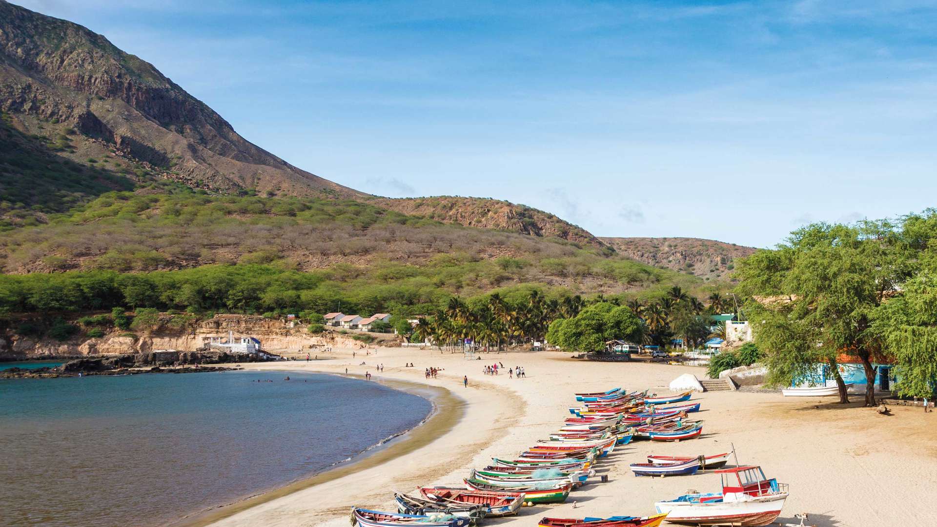 Tarrafal Beach In Santiago Island, Cape Verde