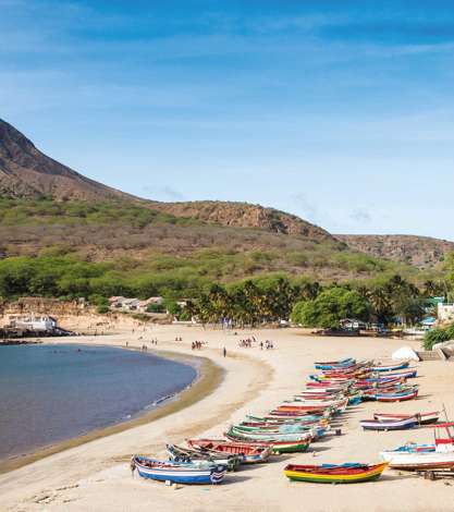 Tarrafal Beach In Santiago Island, Cape Verde