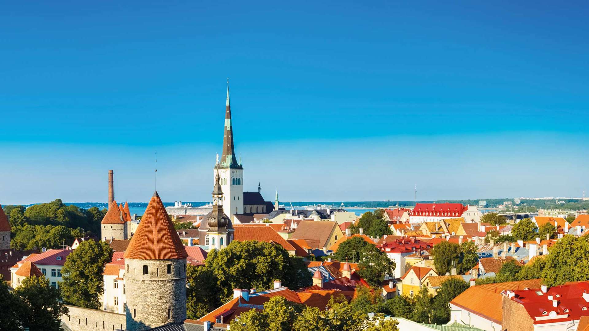 Shutterstock Panorama Panoramic Scenic View Landscape Old City Town Tallinn In Estonia 274084259