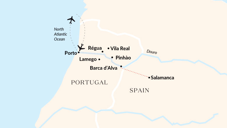 Royal Barge on the Douro Map 2025