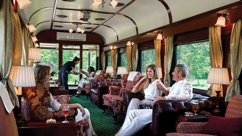 Rovos Rail Train, Victoria Falls, South Africa, Lounge