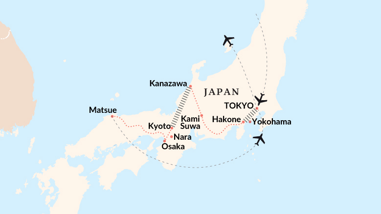 Japans Earthly Treasures Map 2025