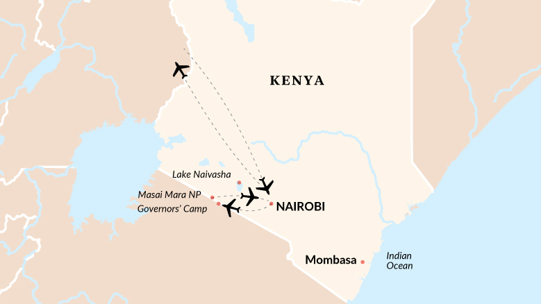 Wild Masai Mara Map 2025