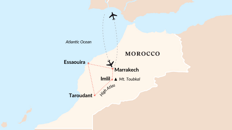 Secret Morocco Map 2025