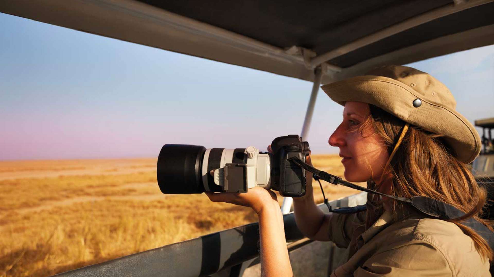 Woman, safari, savannah, africa, kenya, masai mara