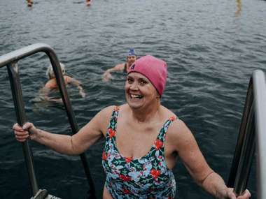 Sian Richardson Swimming