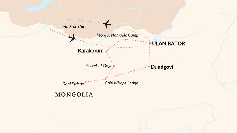 The Lands Of Genghis Khan Map