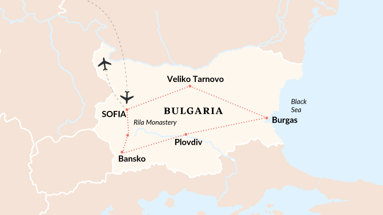 Discover Bulgaria Map 2023